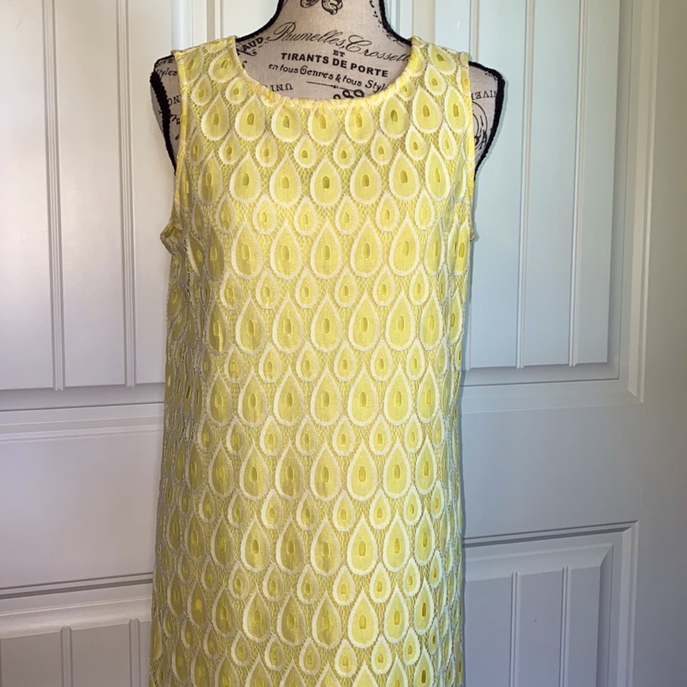 Clear out!!    Tiana B. Yellow Sleeveless Dress